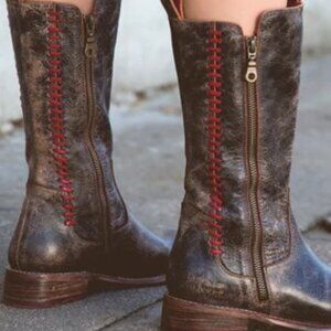 NWT Bed/Stu Women's Black Lux LATIFAH Boots